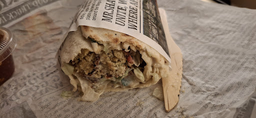 Photo of Mr. Shawarma Vancouver Shawarma and Cheesesteak, Burger, and Falafel - 655 Burrard Street At the corner of Burrard and, Melville St, Vancouver, BC V6Z 1A1